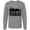 AC-Heather Grey, variant on Inktastic Dubai City Skyline with Grunge Long Sleeve T-Shirt