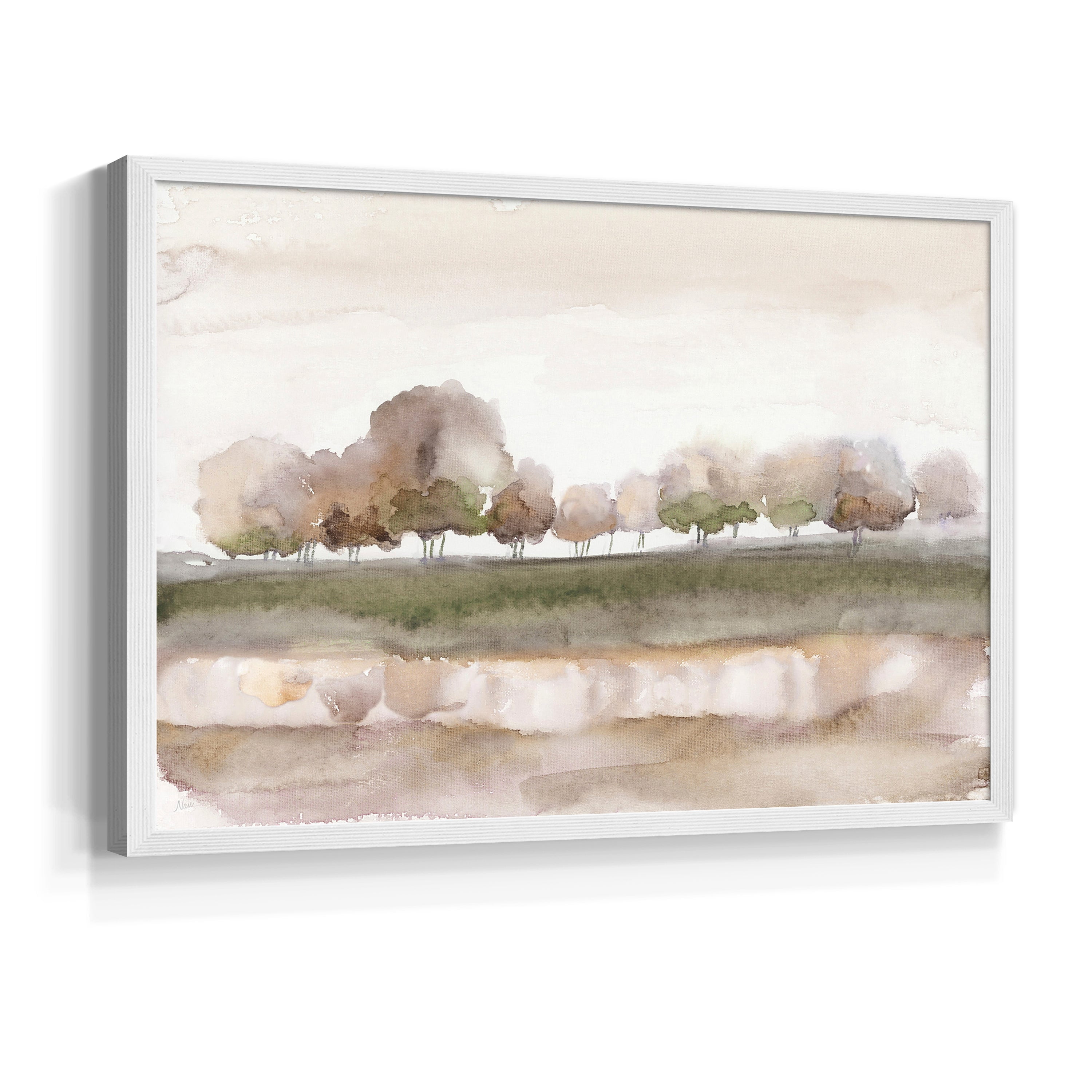 Soft Welcome Spring by Nan - Restickable Framed Giclée Print