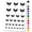 Black, variant on Flying Dragon with Wings Spread Water Resistant Temporary Tattoo Set Fake Body Art Collection - Brown