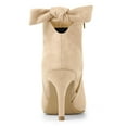 thumbnail image 3 of Unique Bargains Women's Pointed Toe Heel Side Ankle Stiletto Boots, 3 of 6