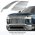 thumbnail image 2 of 2020-2023 Chevy Silverado 2500/3500 LTZ 8X6 HORIZONTAL BILLET Stainless Steel Billet Grille, 2 of 2