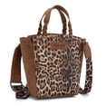 thumbnail image 5 of Wrangler Purse for Women Animal Print Crossbody Bags Top-Handle Shoulder Bag Leopard Print Handbag for Everyday Casual Use, Brown, 5 of 7