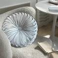 thumbnail image 4 of MKHSQHDG Aubaines du Jour Rond Jeté Velours Maison Plissé Rond pour Canapé Lit Plié Circulaire Convient pour Sofa et Lit, 4 of 5