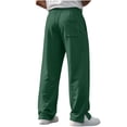 thumbnail image 5 of Mens Athletic Sweatpants Split Hem Elastic Waist Casual Sweatpants With Back Pocket Solid Color Loose Fashion Lounge Trousers, 5 of 6