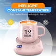 thumbnail image 2 of Calentador de tazas de café KitchekShop Fastest Heating, rosa, 50 W, 2 of 7