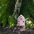 thumbnail image 2 of Miniature Fairy Gnome Home Door, 4Pcs Fairy Door for Tree Garden Fairy Door Fairies Sleeping Door Tree Statues Outdoor Wooden Statues Yard Art Garden Sculpture Decoration Tree Wall Lawn Decor, 2 of 8