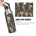 thumbnail image 4 of Yayeee 20oz Insulated Water Bottle Double Wall Stainless Steel with Flip Straw Lid, Halloween Dancing, 4 of 7