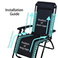 thumbnail image 3 of Maoww 4pcs Elastic Bungee Rope Cord For Folding Chair Chair Recliner Laces Replacement Part Recliner Lounge black, 3 of 7