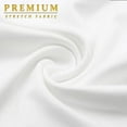 thumbnail image 6 of Hybrid & Company Women's Premium Nylon Ponte Stretch Pencil Skirt, Below Knee, White 1X, 6 of 8