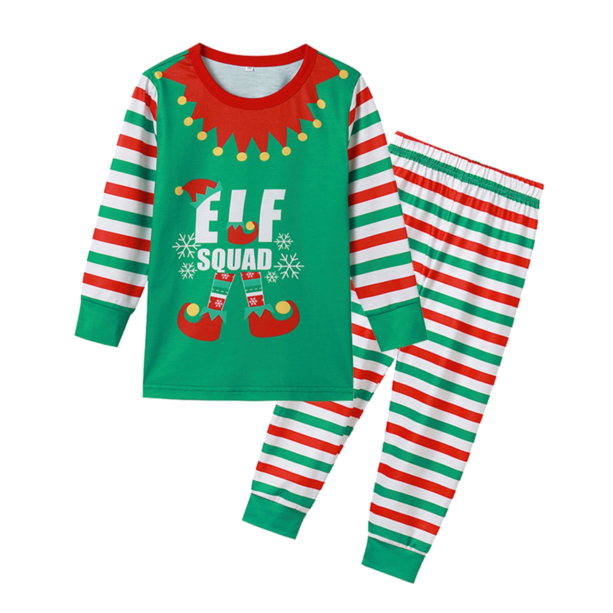 Xiaoluokaixin Holiday Family Matching Pajama PJ Sets, Kids Christmas ...
