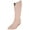 Blush, variant on Women Cowgirl Cowboy Western Stitched Boots Pointy Toe Knee High Side Zipper Tan Brown 7.5