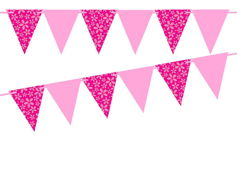 triangle bunting flags