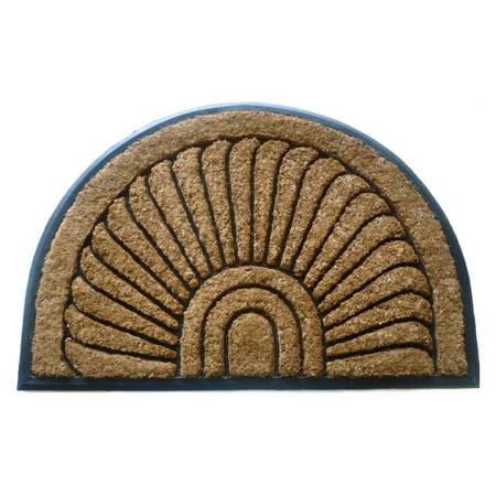 1/2 Round Door Mat - Geo Crafts Tuffcor Sundance Half Round Door Mat