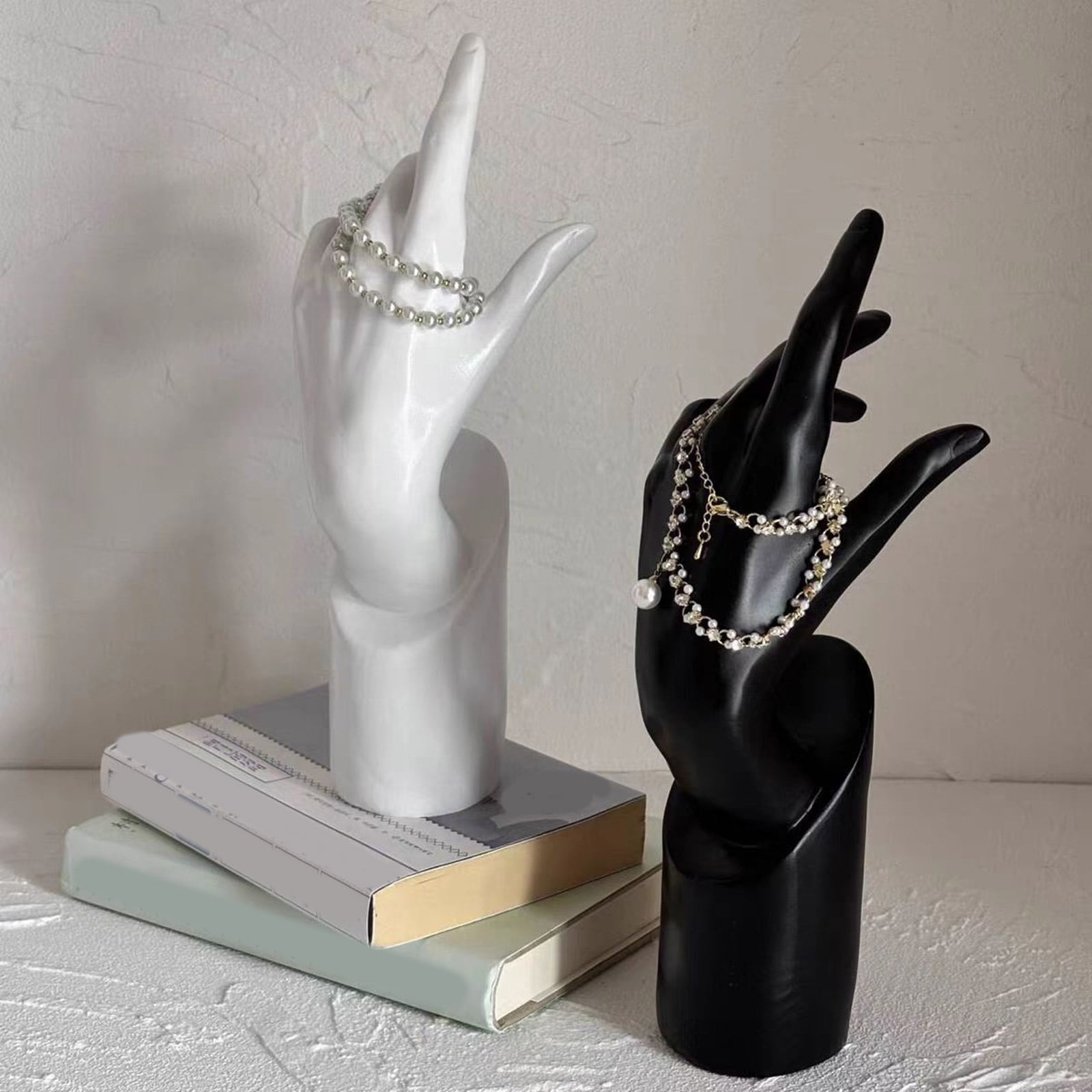 Elegant Female Hand Mannequin Jewelry Storage Display Stand Accessory for Necklace Showcasing Home Organization