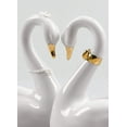 thumbnail image 4 of lladro endless love swans golden luster figurine #9304, 4 of 4