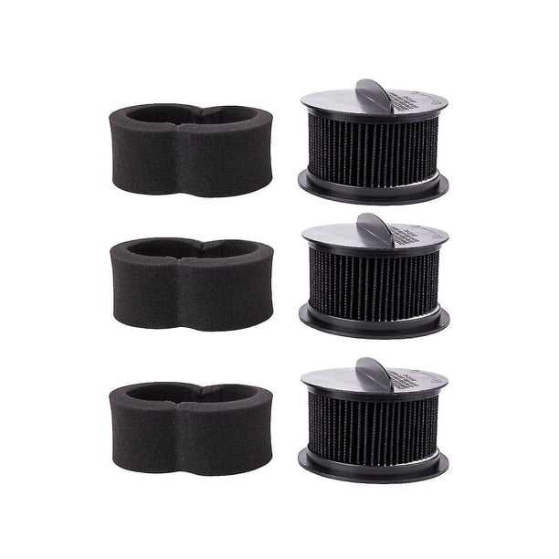 3 Juegos De Filtros De Motor Pretraseros Compatibles Con Bissell Iconpet 2037913/32r9