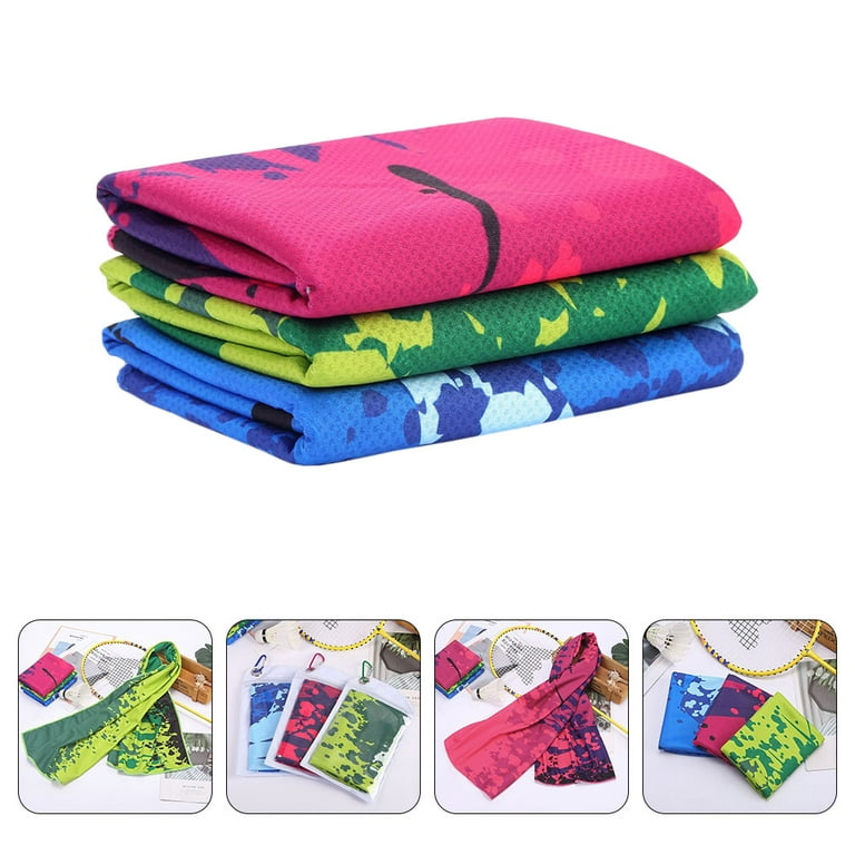 3pcs Gym Towels Sports Fitness Workout Sweat Towel Fast Drying Towels 