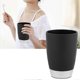 thumbnail image 3 of 4Pcs/Set Bathroom Suit Accessories Includes Cup Toothbrush Holder Soap Dish Dispenser Black, 3 of 4