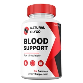 (1 Pack) Natural Glyco Blood Support Capsules, Glycogen Supplement, Maximum Strength Pills  All Natural, 30 Day Supply
