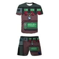 thumbnail image 1 of Space Wolf Kill Suit, Boy Game Shirt Pants 2 Piece Set, Birthday Party Gift, Loose T-Shirt-HAPDEN, 1 of 3