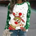thumbnail image 3 of Suéter unisex de cuello redondo de gran oferta 2024, suéter con estampado 3D de estilo navideño, 3 of 5