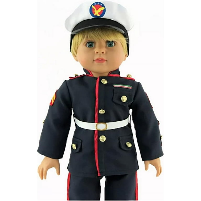 Marines Formal Suit -Fits 18 Inch American Girl Dolls, Madame Alexander, Our Generation, etc. | 18 Inch Doll Clothes, Girl's