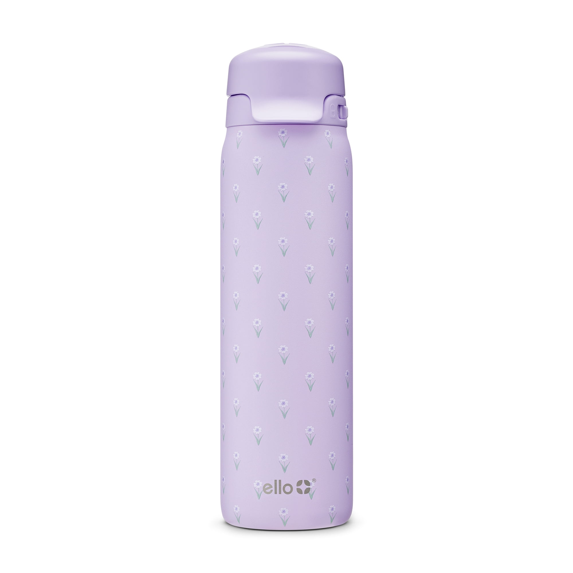Ello Flip & Fill 22oz Stainless Steel Water Bottle for Fitness and hydration