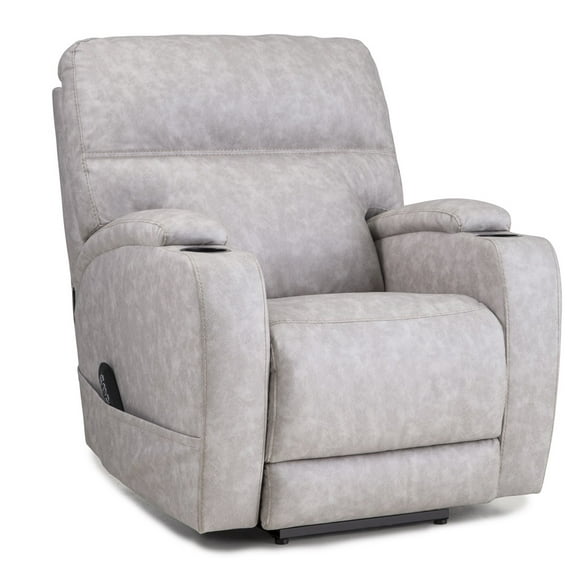 King of Comfort Jett Power Wallsaver Recliner with Power Headrest, Power Lumbar, and Extended Footrest. 350 Lbs Wt. Capacity, 73" Ext. Length, Suggested User Ht 5'6" to 6'2". Free Outside Delivery.