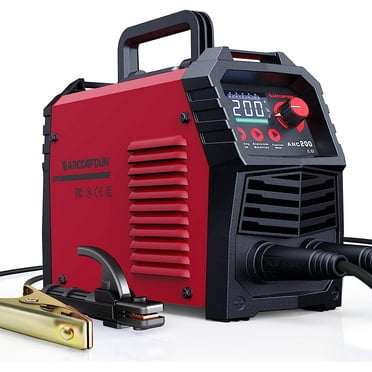 ARCCAPTAIN 200A Stick Welder, 110V/220V ARC/Lift TIG Welder Machine Portable with Synergic Control