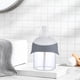 thumbnail image 4 of Dispensador de jabón elegante, práctico y multifuncional para baño. gris, 4 of 7