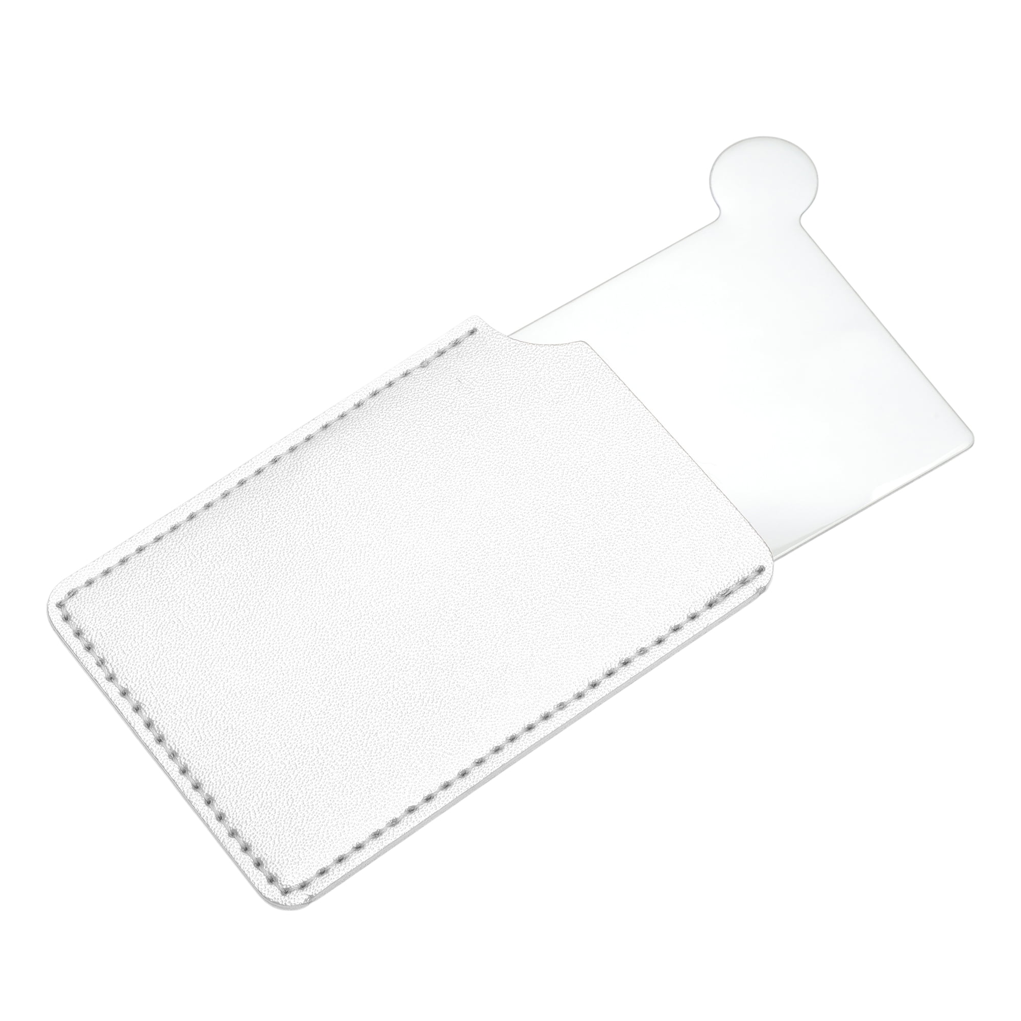 Unique Bargains 1 Pc Convenient Makeup Mirror Silver Tone