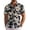 Black & Khaki - Leaves, variant on COOFANDY Men's Short Sleeve Button Down Shirts Wrinkle Free Hawaiian Shirts for Men