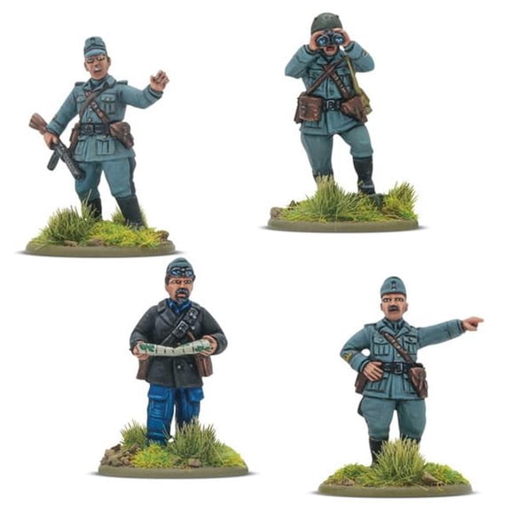 Warlord Games WRL403215801 Bolt Action Italian Platoon Commanders Miniature Figures