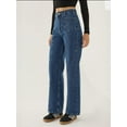 thumbnail image 5 of Wide Leg Jeans with Stitch Detail, 5 of 7