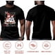 thumbnail image 5 of Camisetas gráficas informales de manga corta con diseño navideño de muñeco de nieve y ciervo para hombre, 5 of 8