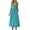 Light Blue, variant on Aboser Womens Summer Wrap Dresses Elegant Spaghetti Strap Cami Dress Trendy Sleeveless Maxi Dresses Beach Vacation Sundress with Pocket