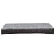 thumbnail image 1 of Funda de cojín para banco de piano, protector de asiento, funda de asiento elástica, protector de banco largo Gris oscuro, 1 of 9