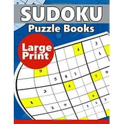 Sudoku Puzzle Books Large Print: Easy, Medium to Hard Level Puzzles for Adult Sulution Inside