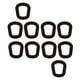 thumbnail image 3 of Universal Gas Can Spout Gaskets, 10pcs Replacement Wear Resistant Gas Can Spout Gaskets Sturdy Durable  For Heat Exchangers ANGGREK Gas Can Spout Replacement Rubber Rings, 3 of 8
