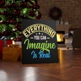 thumbnail image 4 of Inspirational Wall Art Everything You Can Imagine Is Real  Wall Art Motivation Wall Decor for Home Office Gym Inspiring Success Quote Print Ready to Hang Unframed, 4 of 16