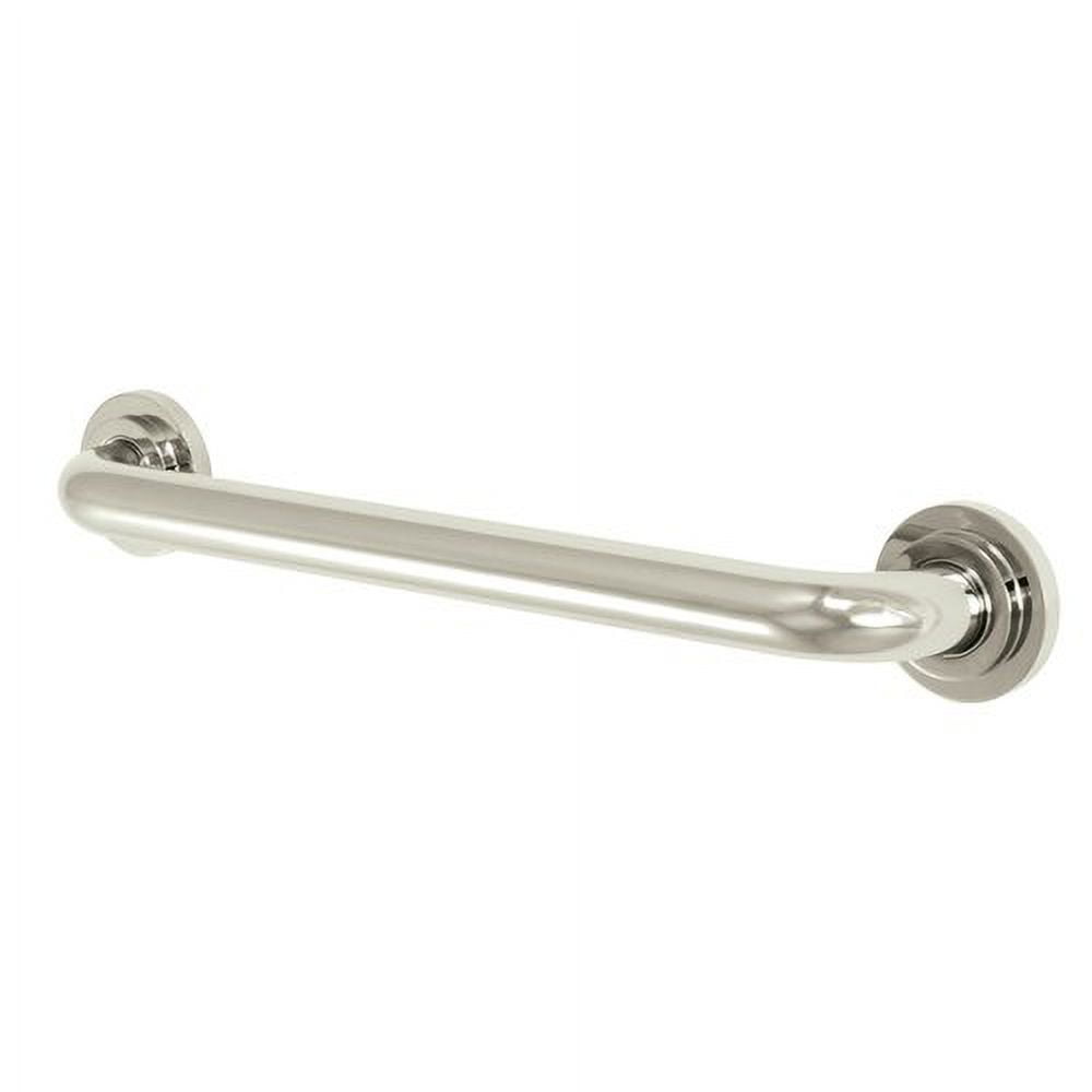 Kingston Brass DR414127 Manhattan 12-Inch Decorative 1-1/4-Inch OD Grab Bar, Brushed Brass