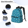 thumbnail image 4 of Daiia Sea Turtle School Backpack for Men Women, Unisex Large Waterproof Bookbag Schoolbag Casual Daypack for High School/College/Teens/Travel/Work Black, 4 of 8