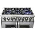 thumbnail image 3 of Forno Massimo 36-Inch Freestanding French Door Dual Fuel Range, 6 Burners, True Convection Oven, 3 of 3