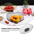 thumbnail image 5 of HOMEMAXS Platter Dishwasher Fruit Tray 29.50X28.50X7.00CM Black, 5 of 8