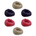 thumbnail image 5 of 6 Pcs Bean Bag Chairs for Adults Portable Inflatable Chairs with Air Pump Blow up Couch Folding Inflatable Couch Lazy Sofa for Reading Living Room Camping-Coffee+Red+Dark Blue, 5 of 16
