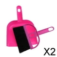 thumbnail image 1 of Pala y escoba para perros y gatos,Escoba para limpiar el pelo de perros y gatos,Suministro de recogedor de limpieza para mascotas,Herramientas de barrido de escoba mini recogedor,Escoba 2 piezas, 1 of 8
