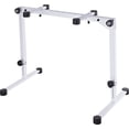 thumbnail image 1 of K&M Konig & Meyer 18820.019.76 Omega Pro Support de Clavier Style Table / Hauteur Réglable/bras de Support / Pieds Pliables Compacts pour Voyage / Compatible avec Accessoires K&M 2e/3e Niveau / Fabriqué en Allemagne / Blanc, 1 of 4