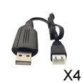 thumbnail image 1 of Juego de Cables de Carga USB para Cargador de Batería de Drones RC de Alto Rendimiento , 4 piezas, 1 of 8