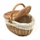 thumbnail image 4 of Picnic Basket For Picnic Hiking Family Gatherings Wicker Shopping Storage Hamper Large Capacity Basket Storage Basket Supplies, 4 of 10