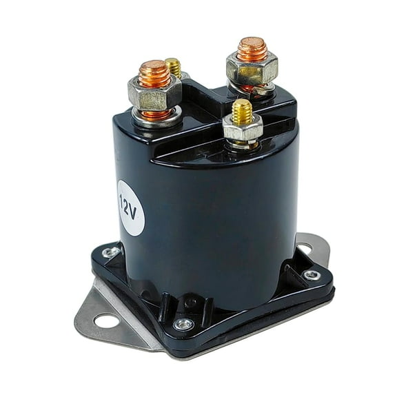 12V Gas Golf Cart Solenoid Relay 4 Terminal Starter Solenoid | Fit for Club Car DS & Precedent Gas 1984-up | OE Number 1012275 1013609 435-154 1117 LPL6003 240-20013